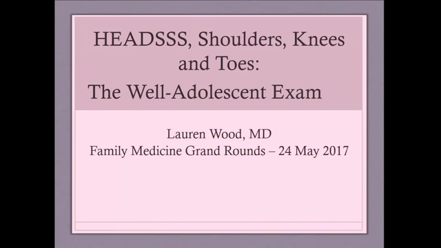 Grand Rounds: Lauren Wood, MD