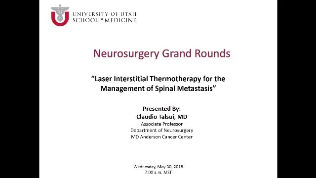 Grand Rounds: Claudio Tatsui, MD