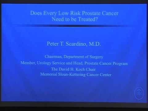Grand Rounds: Peter Scardino MD