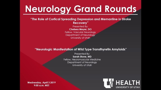 Grand Rounds: Chelsea Meyer, DO / Sarah Stone, MD