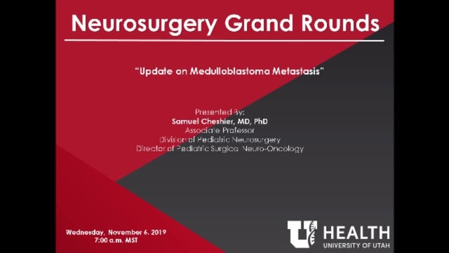 Grand Rounds: Samuel H. Cheshier, MD, PhD