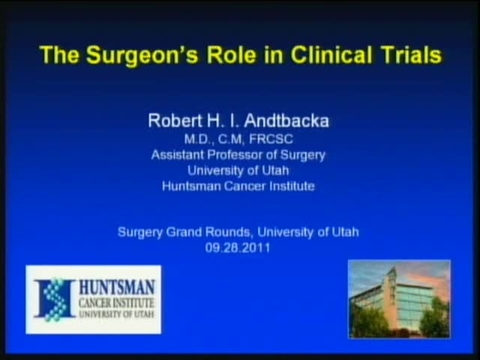 Grand Rounds: Robert Andtbacka
