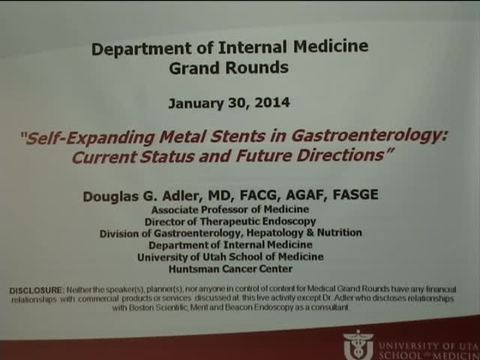 Grand Rounds: Douglas G. Adler, MD, FACG, AGAF, FASGE