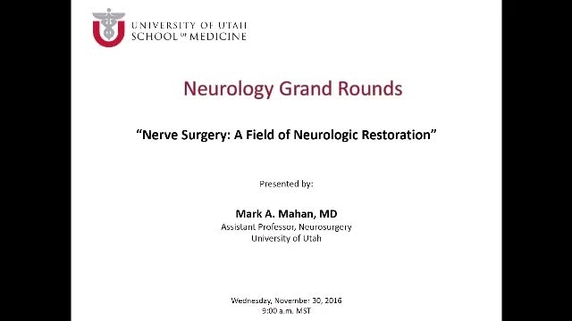 Grand Rounds: Mark A. Mahan, MD