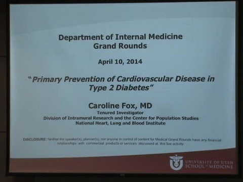 Grand Rounds: Caroline Fox, MD