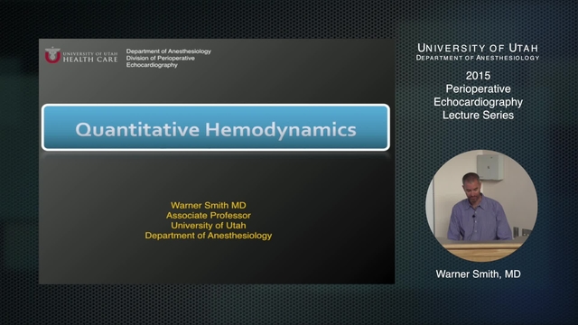 Grand Rounds: Warner Smith, MD