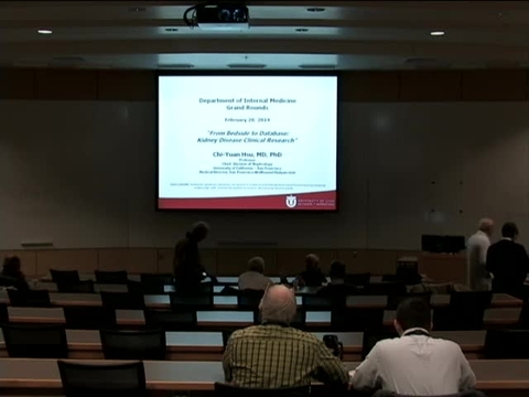 Grand Rounds: Chi-Yuan Hsu , MD, PHD