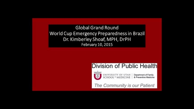 Grand Rounds: Kimberley Shoaf, MPH, DrPH