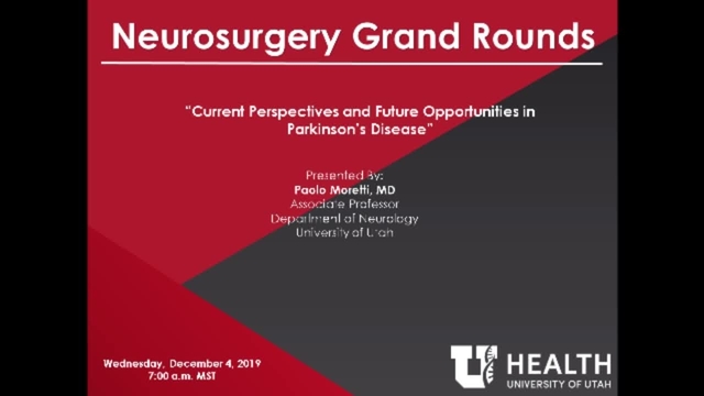 Grand Rounds: Paolo Moretti, MD