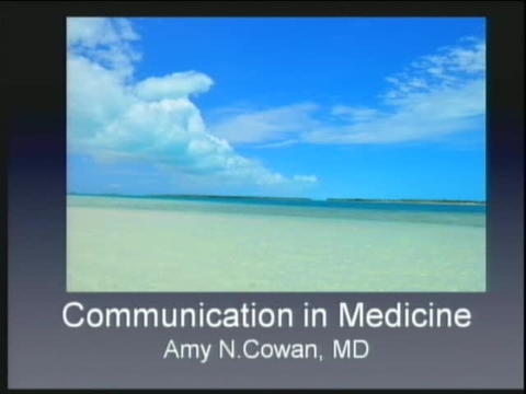 Grand Rounds: Amy N. Cowan