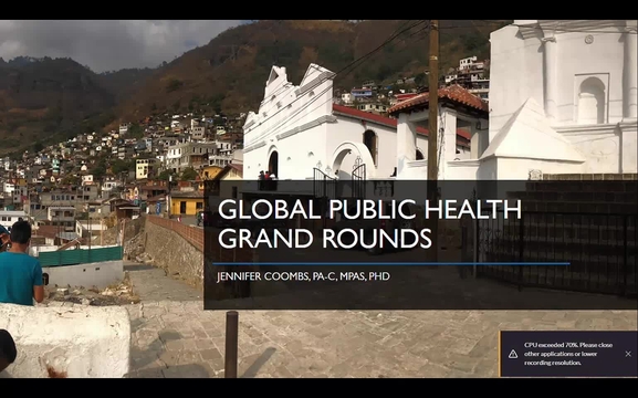 Grand Rounds: Jennifer Coombs, PA-C, MPAS, Phd