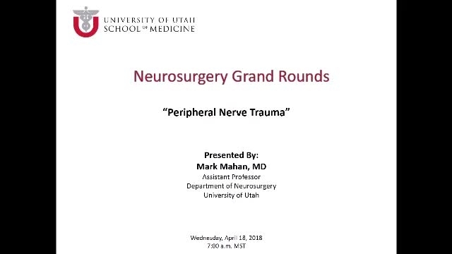 Grand Rounds: Mark A. Mahan, MD