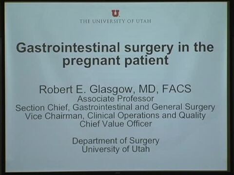 Grand Rounds: Robert Glasgow