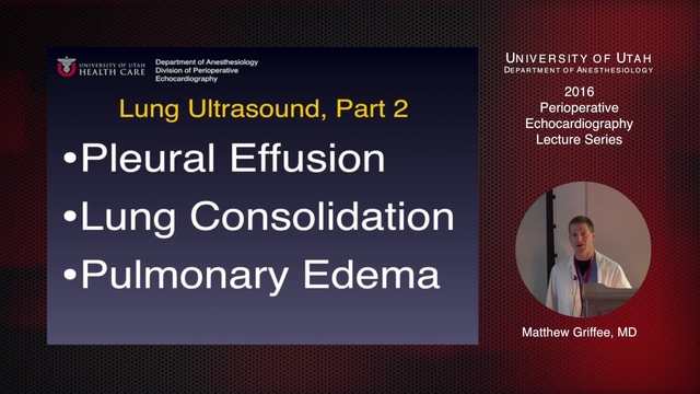 Grand Rounds: Matthew Griffee, MD