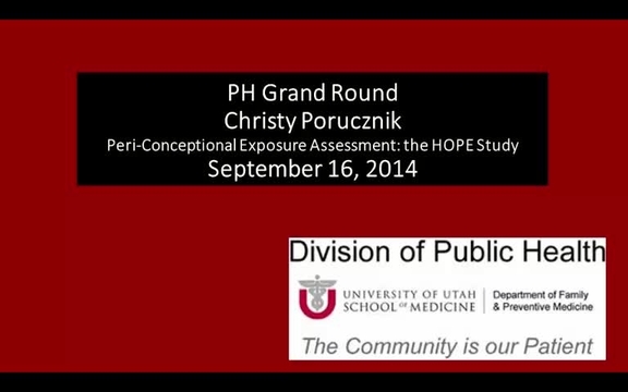 Grand Rounds: Christy Porucznik