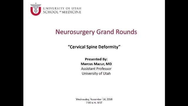 Grand Rounds: Marcus D. Mazur, MD