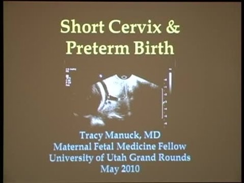 Grand Rounds: Tracy Manuck, MD