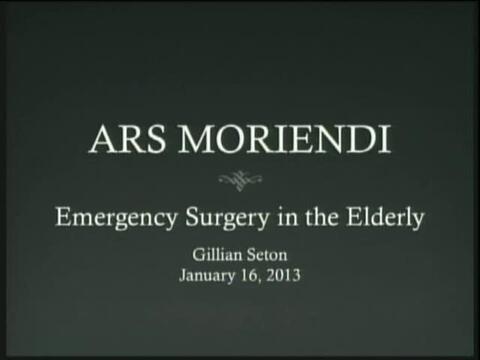 Grand Rounds: Gillian Seton, M.D.