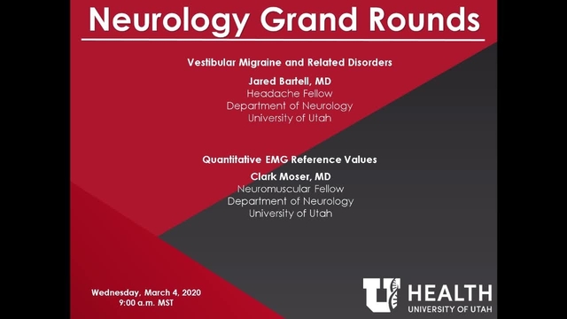 Grand Rounds: Jared Bartell, MD / Clark Moser, MD