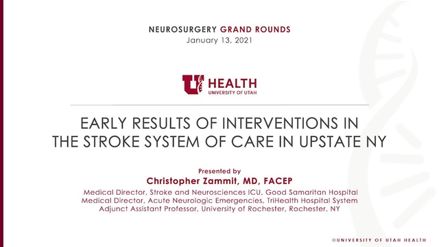 Grand Rounds: Christopher Zammit, MD, FACEP