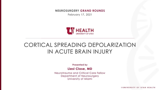 Grand Rounds: Liesl Close, MD