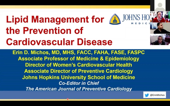 Grand Rounds: Erin D. Michos, MD 