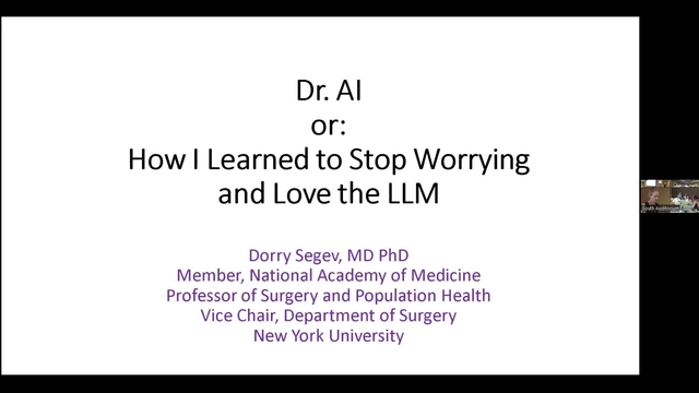 Grand Rounds: Dorry Segev