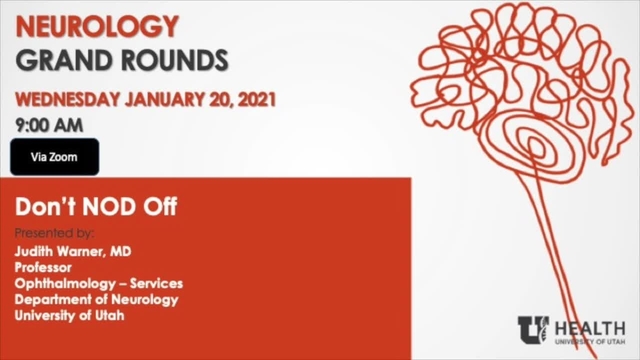 Grand Rounds: Judith Warner, MD
