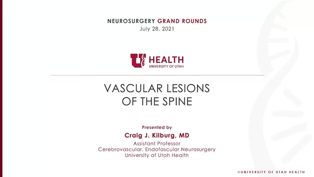 Grand Rounds: Craig J. Kilburg, MD