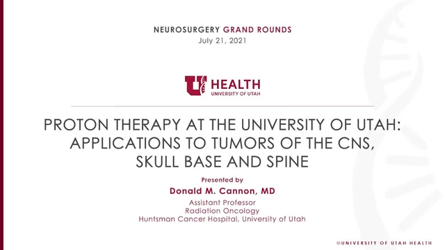 Grand Rounds: Donald M. Cannon, MD