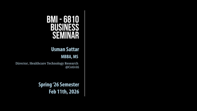 Grand Rounds: Usman Sattar