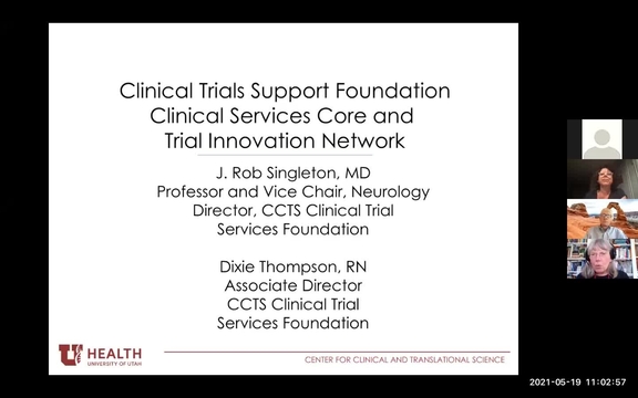Grand Rounds: J. Rob Singleton, MD & Dixie D. Thompson 