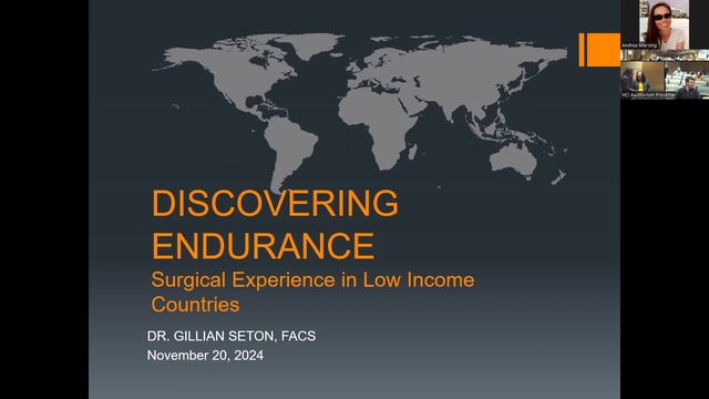 Grand Rounds: Gillian Seton, MD, FACS