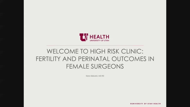 Grand Rounds: Kiera Sibbald, MD 