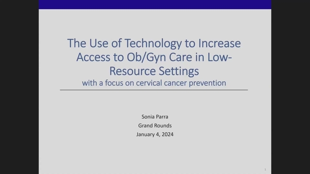 Grand Rounds: Sonia Parra 