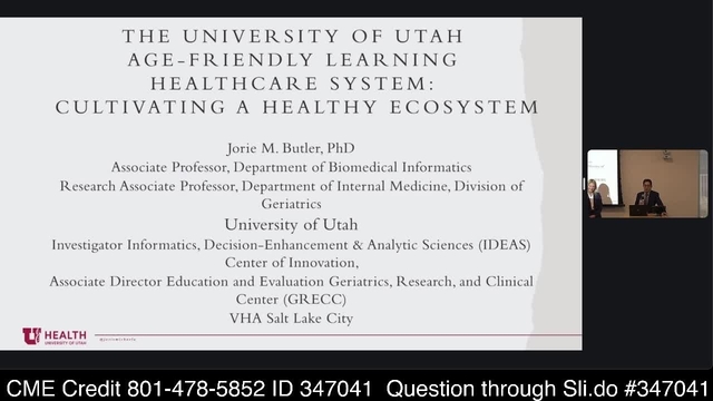 Grand Rounds: Jorie M. Butler, PhD.