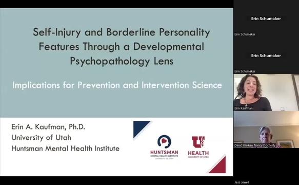 Grand Rounds: Erin Kaufman, Ph.D