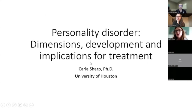 Grand Rounds: Carla Sharp, MD