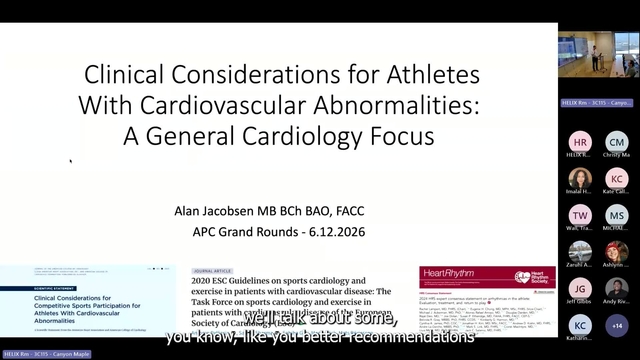 Grand Rounds: Alan Jacobsen 