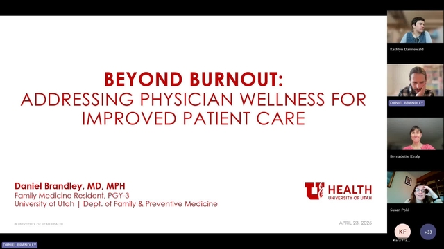 Grand Rounds: Daniel; Brandley, MD, MPH