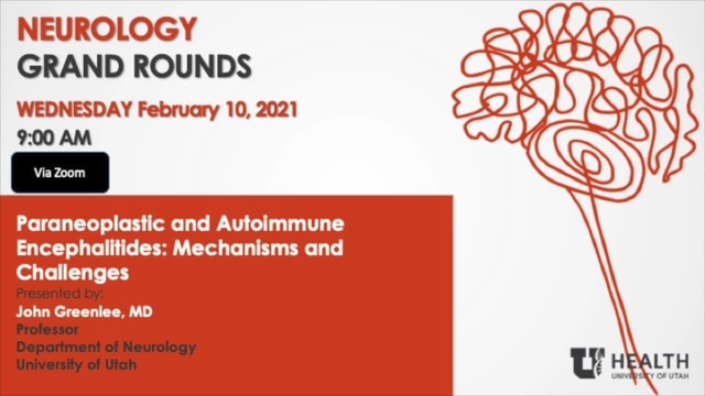 Grand Rounds: John Greenlee, MD