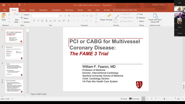 Grand Rounds: William F. Fearon, MD 