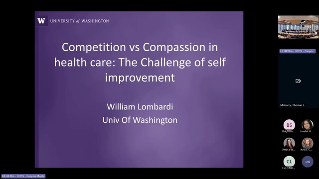 Grand Rounds: William Lombardi 