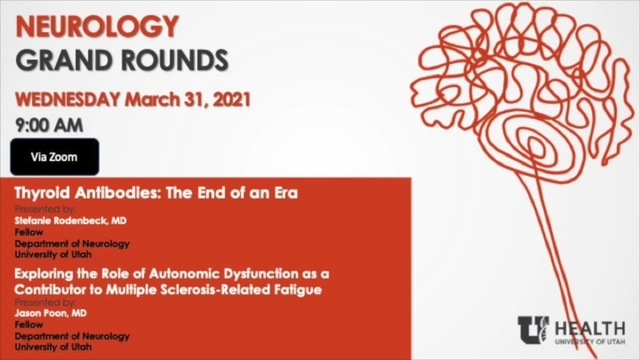 Grand Rounds: Stefanie Rodenbeck, MD & Jason Poon, MD