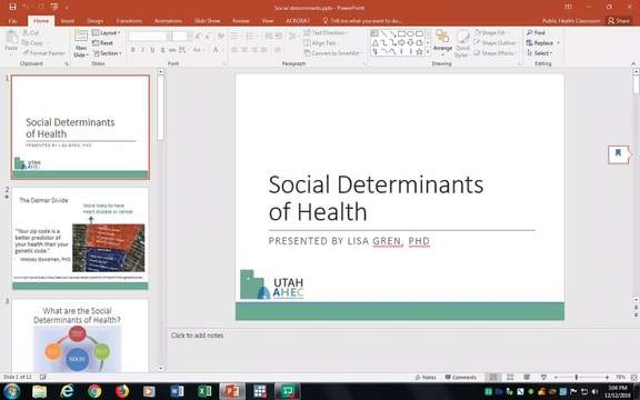 Grand Rounds: Lisa Gren, PhD