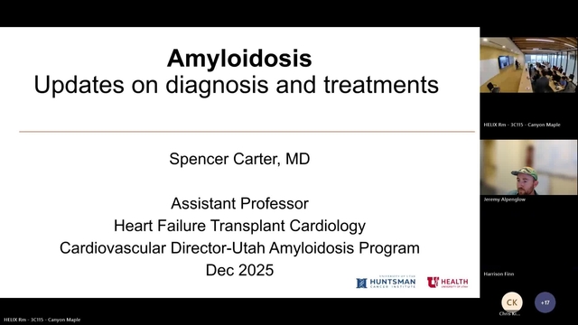 Grand Rounds: Spencer Carter, MD 