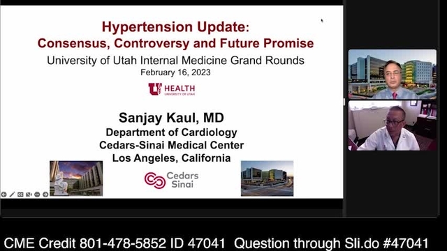 Grand Rounds: Sanjay Kaul, MD