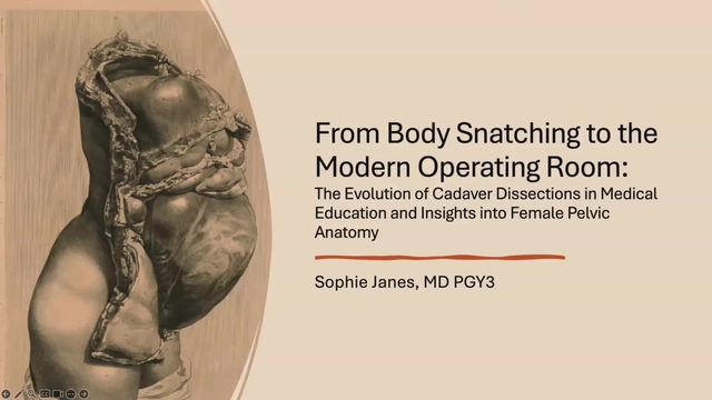Grand Rounds: Sophia Janes, MD 