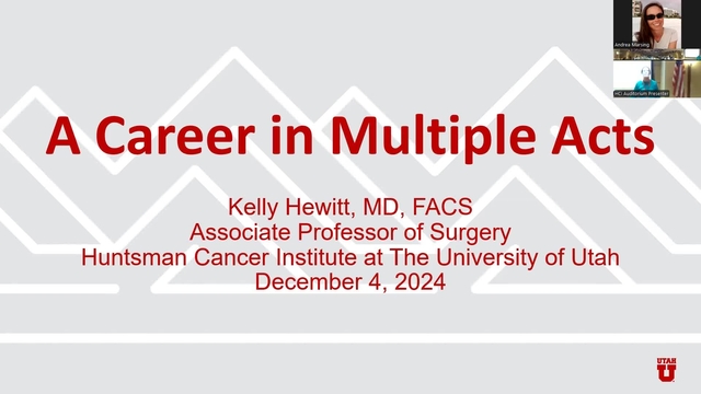 Grand Rounds: Kelly Hewitt, MD