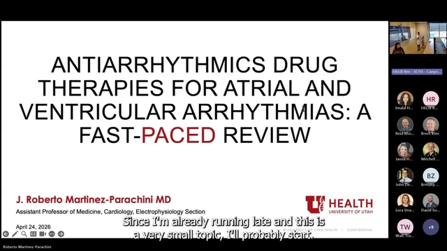 Grand Rounds: J. Roberto Martinez-Parachini, MD 